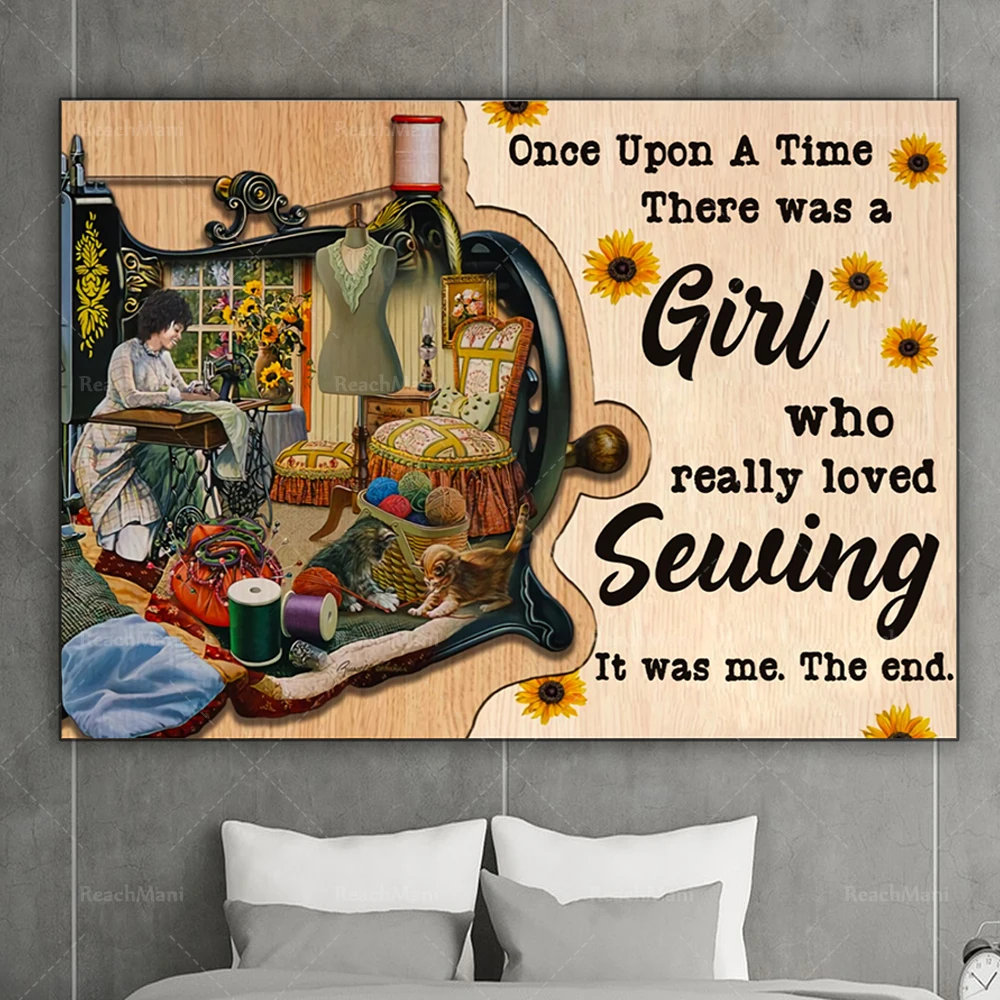 

Once upon a time there was a girl who loved quilting posters very much, sewing gifts, sewing lover gifts, quilting posters