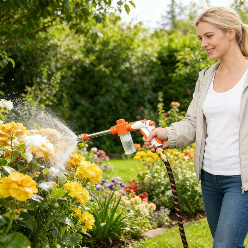 Garden Hose addition Providing 8 preferences And variable Foam Function For Outdoor Tasks