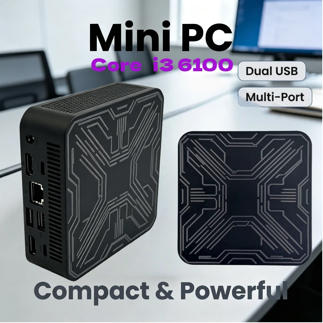 Pc Gaming I3 - 新型ミニPC ポータブルゲーマー向け インテル Core i3-6100 ミニコンピューター