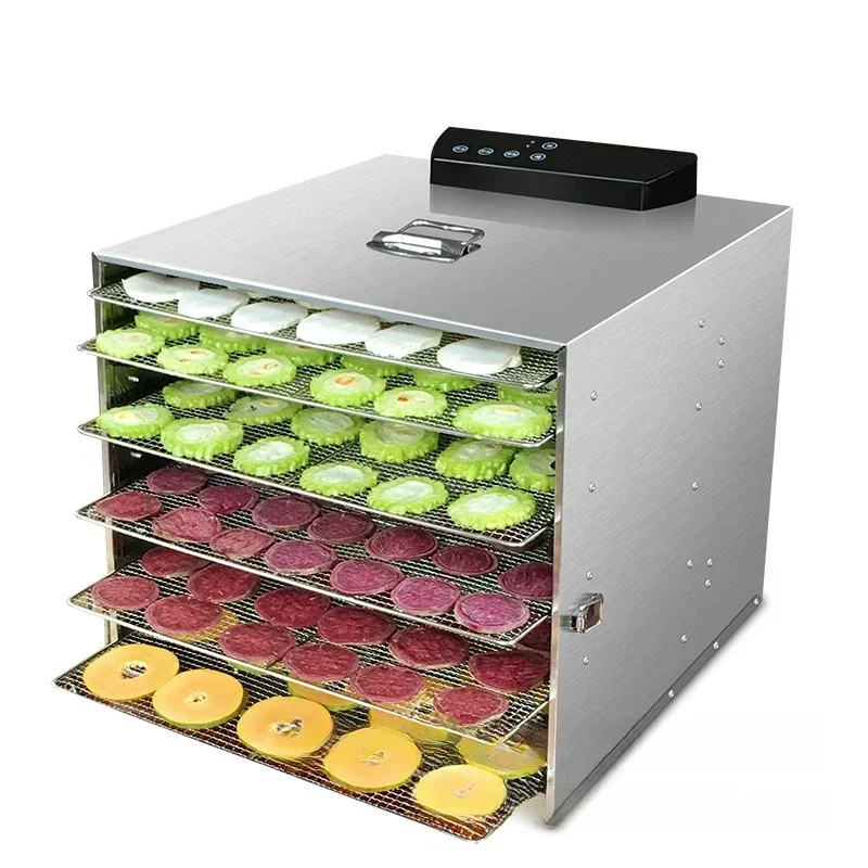 220V/110V 6-layer Smart Fruit Dryer Food Dehydrator Multi-functional Meat Tea Dehydration Pet Snack Food Dehydration Dryer