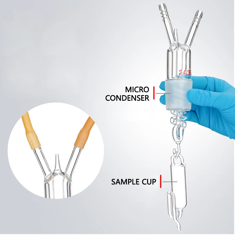 Extracteur de graisse en caoutchouc, dispositif de détermination des graisses dissous, instrument en verre soluble dans l'eau, 500ml, 1000ml