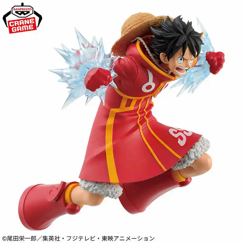 Oryginalna figurka akcji Bandai Banpresto One Piece BRC Egghead Monkey D. Luffy Moment of Battle Anime Model Zabawki Prezent na urodziny