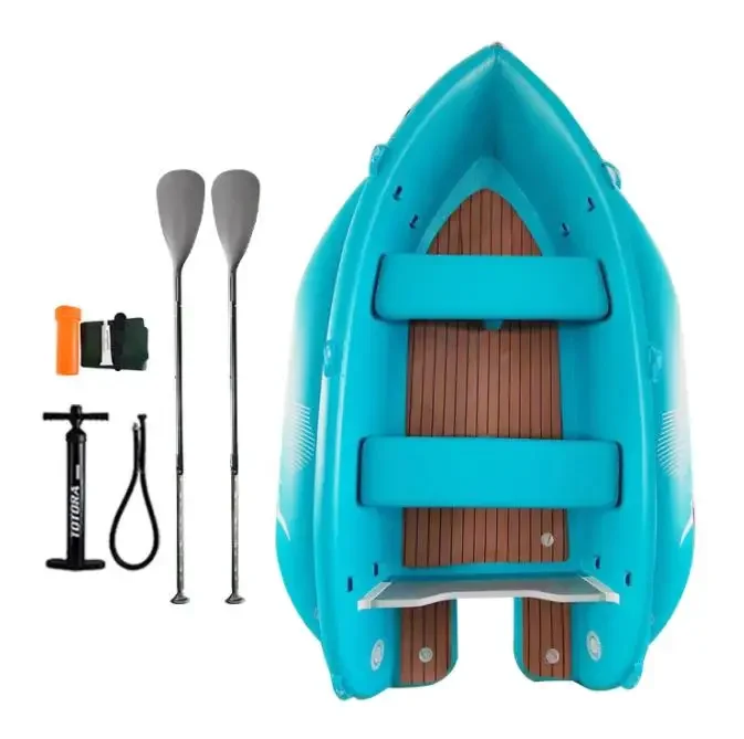 350Cm 420Cm Custom Drop Stitch Material Inflatable Watercraft Fishing Boat Canoe Rowing Kayak