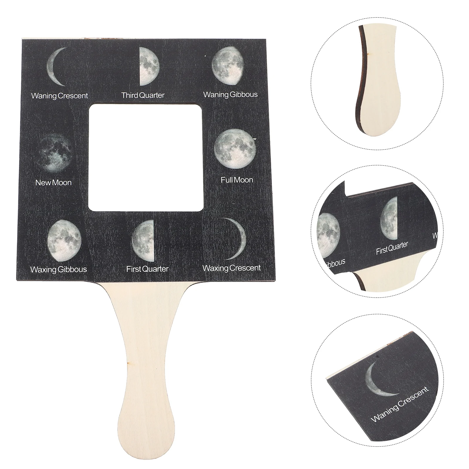 Natural Viewfinder Children Toy Nature Exploration Tool Wood Guide Outdoor Identification for Viewer Kids Toys