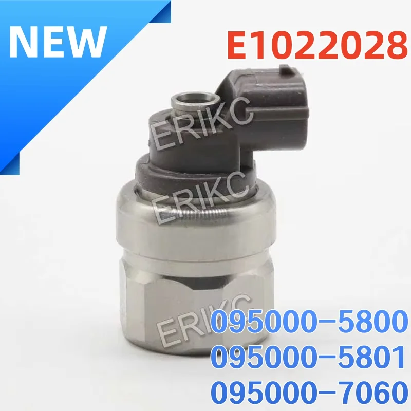 

ERIKC 095000-7060 Diesel Injection Valve Head E1022028 CR Oil Injector Solenoid Top Valve for 095000-5800 095000-5801