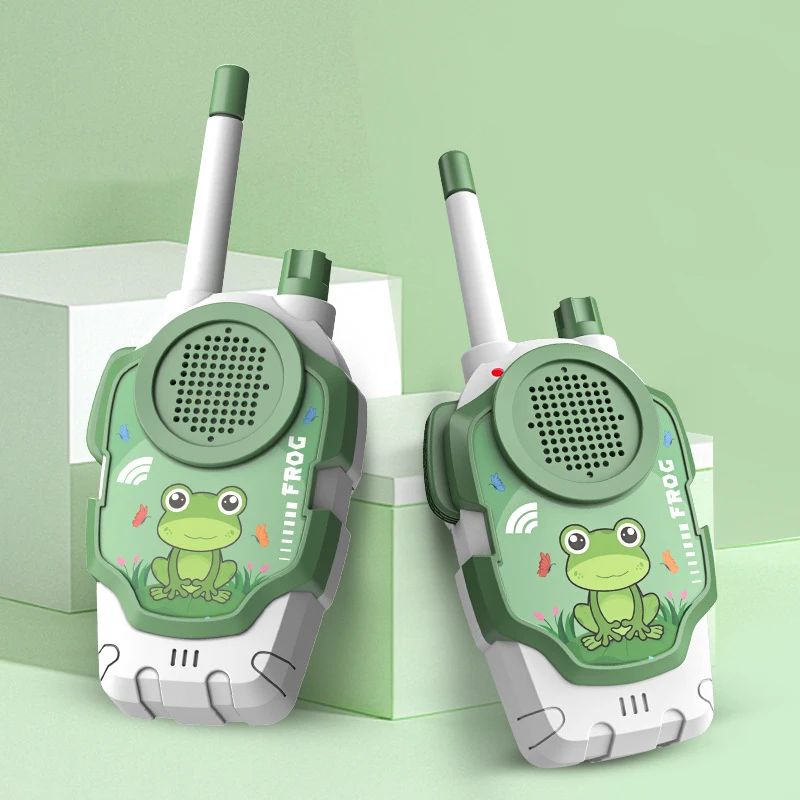 Walkie Talkie de 2 uds., juguete educativo para niños, interfono inalámbrico de largo alcance, intercomunicador de interacción entre padres e hijos, juguetes de comunicación