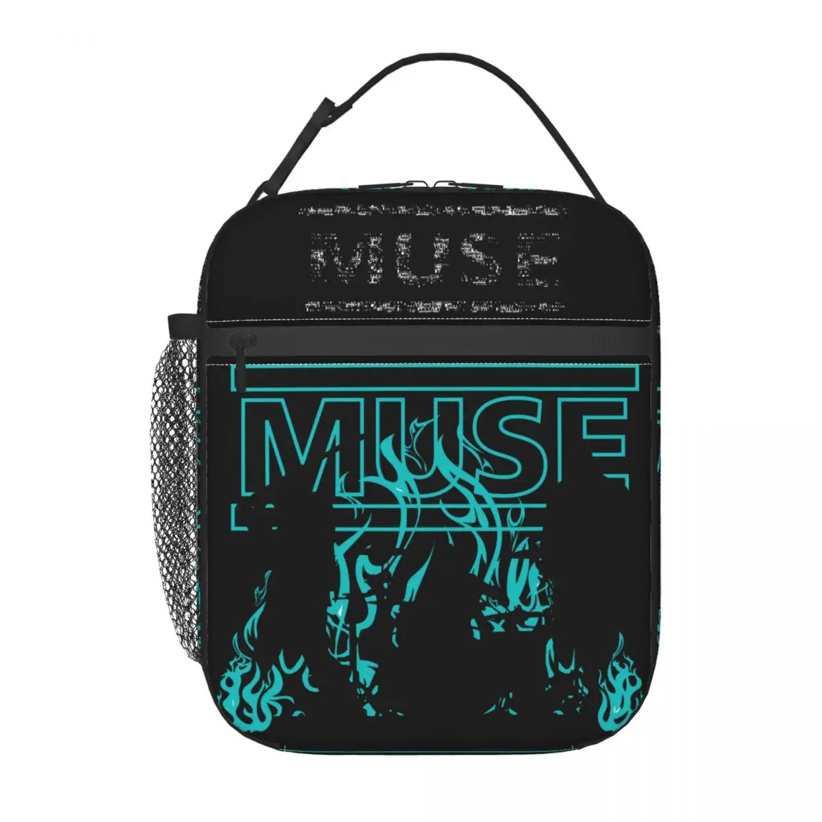 

Custom M-Muses Ensemble Logo Song Lunch Bag for Cooler Thermal Insulated Lunch Box Office Picnic Travel Resuable Tote Bags