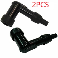 2Pcs Universal Motorcycle Ignition Spark Plug Cap Moped Scooter Dirt Bike Straddle Type Motorcycle Cub Underbone Spare Parts