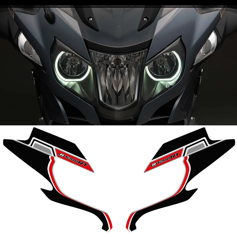 Motorcycle For BMW R1200RT 1200 RT Fairing Fender Trunk Protector, Tank Pad Grips Knee Wheels Stickers Decals Kit