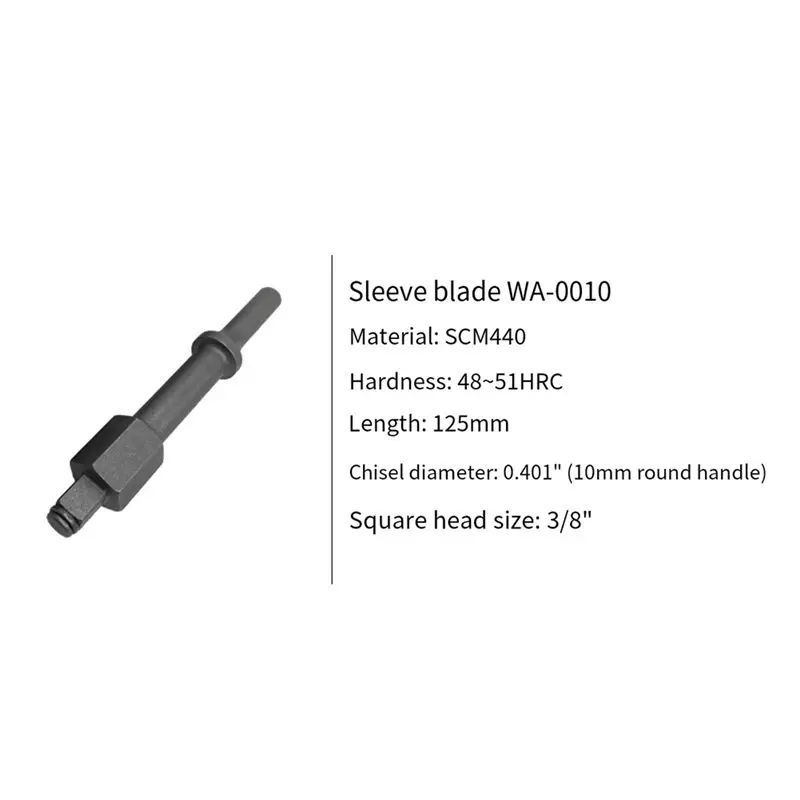 Adattatore per presa per martello pneumatico Interruttore per bulloni pneumatico da 3/8 pollici per una rimozione efficace di elementi di fissaggio e dadi tenuti-vendita al dettaglio