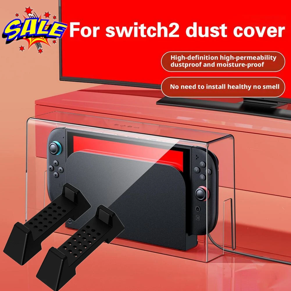 Display Box Host Dust Cover Drop-proof Base Protective Shell For Nintendo Switch 2 Luminous Base Acrylic Host Shell