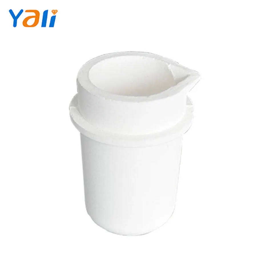 1-4KG High Purity Ceramic Melting Crucible Cup for Gold Silver Brass Platinum Smelting Refining Tool