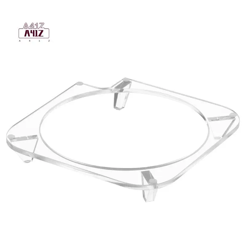 A41Z-For Mac Mini M4 2024 Stand Acrylic Desktop Mount Holder Heat Dissipation, Space Saving, Easy Access To Power Button