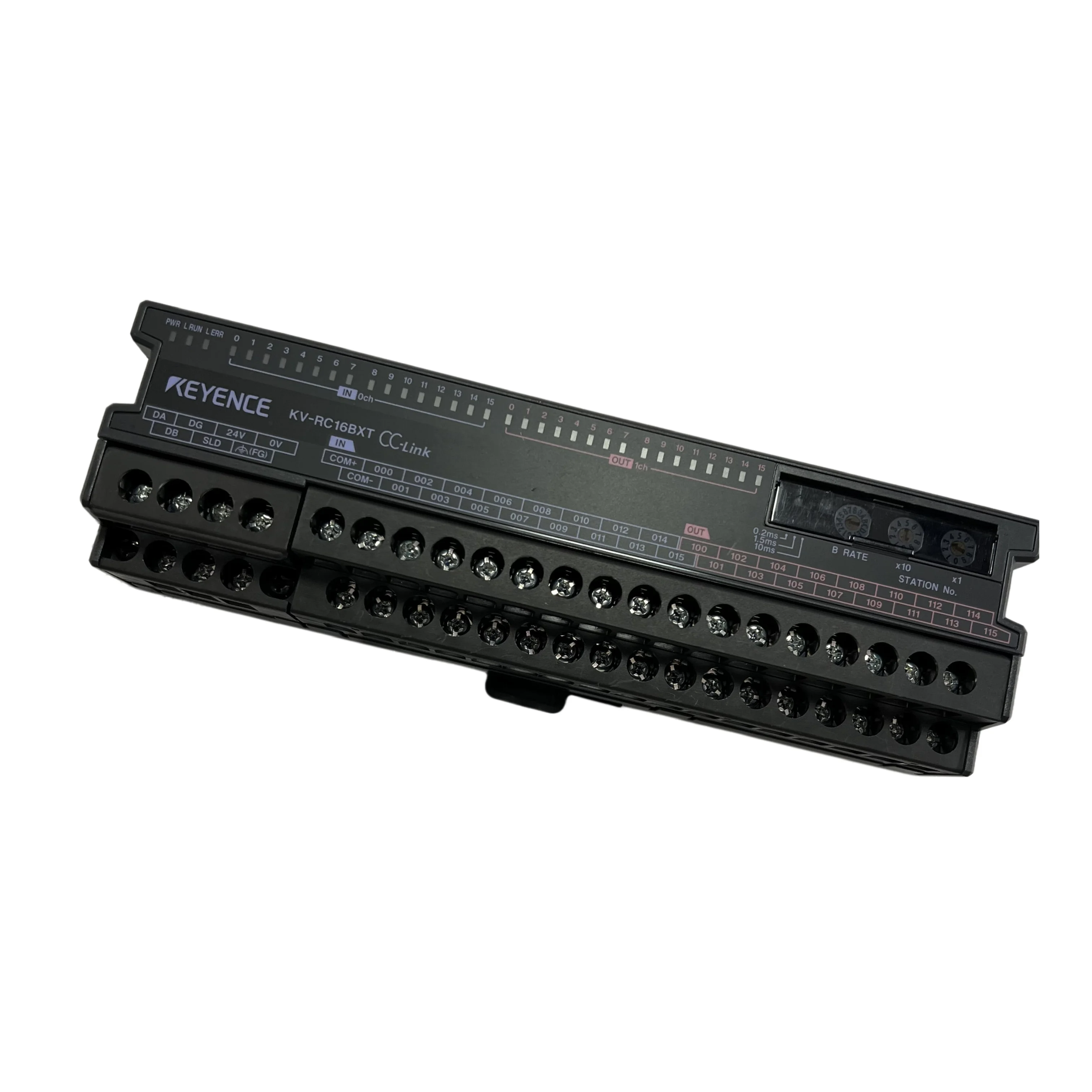Authentic Brand Genuine KEYENCE KV-RC16BXT Programmable Controller Screw Terminal Block Transistor Output