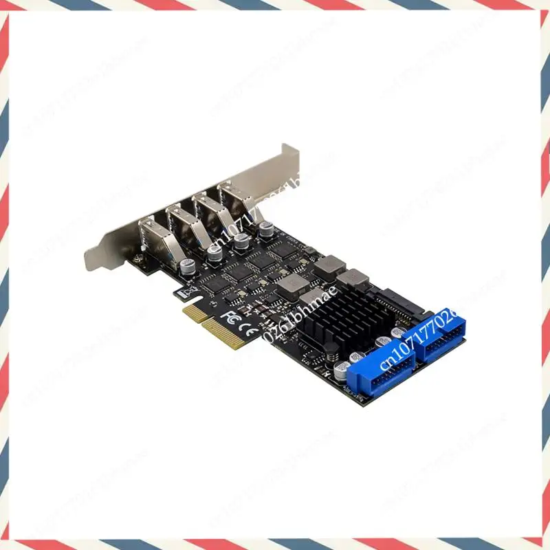 

-A21Z ST668 Pcie X4 NEC720201 4 Channel/8 Port USB3.0 Industrial Control Converter Card As Shown PCB