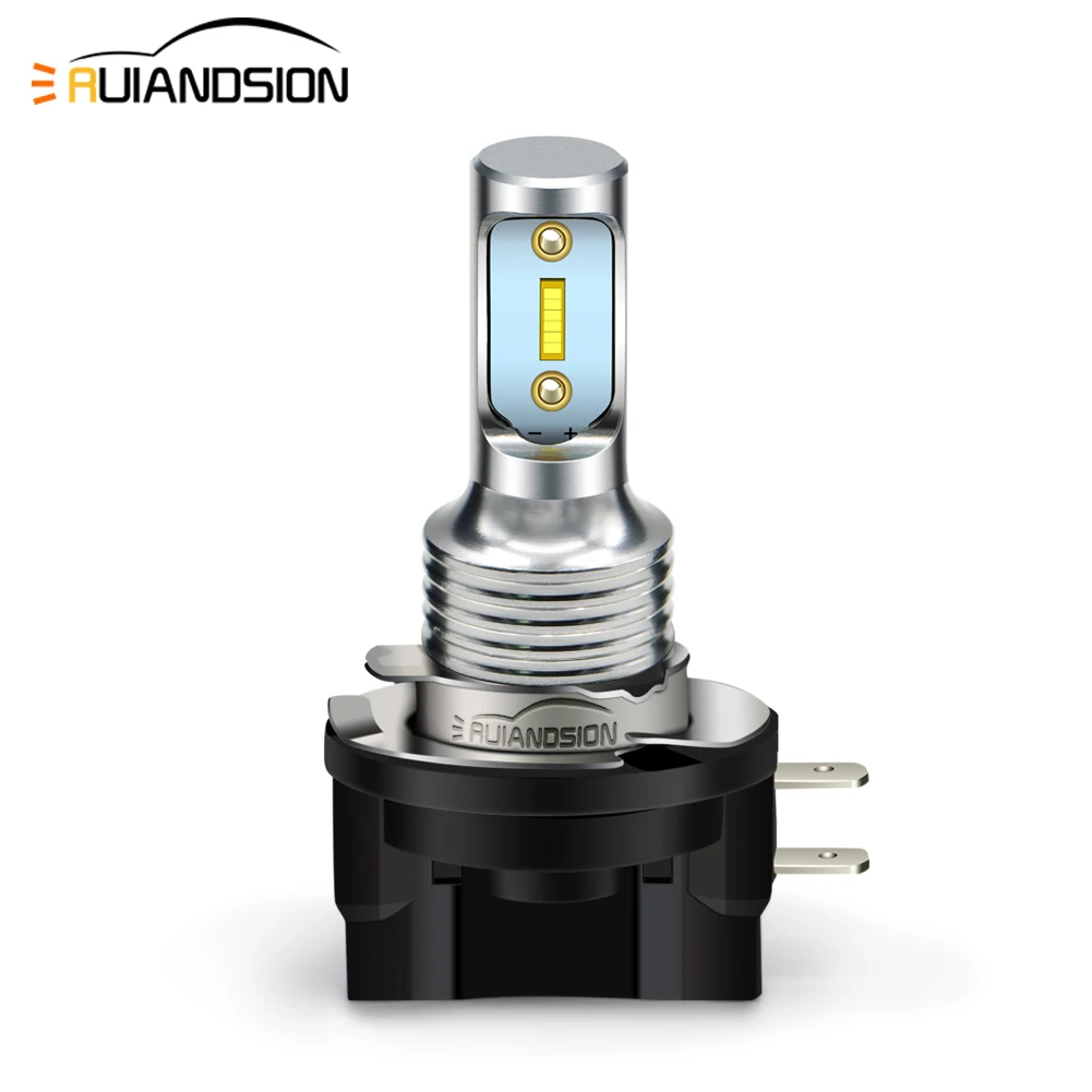 

RUIANDSION H8B H9B H11B Led Lamp 800LM Car Headlight 8W High Power CSP Automobile Bulb Fog Driving Light 10-30V 6000K 12V 24V