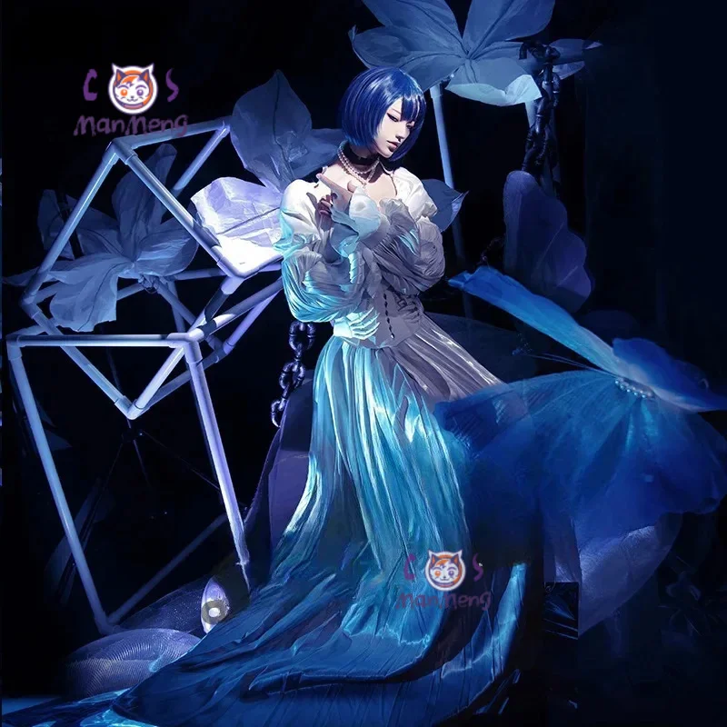 

PJSK Kiritani Haruka Косплей Костюм Аниме Платья ожерелья плащи реквизит Хэллоуин карнавал женская элегантная униформа костюмы S-XL