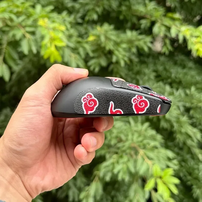 1 Set Ultraglide Mouse Anti Slip Sticker For Scyrox V8 Non-Slip Anti Sweat Tape Ultrathin Snowflake Lizard Texture