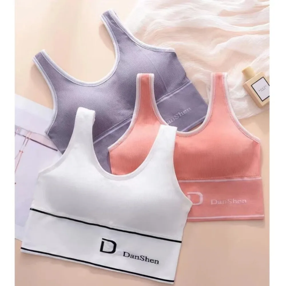 

High elasticity Deep U-Shaped Without Steel Ring Yoga Bra Top Women's Sexy Underwear Seamless Sports Bra