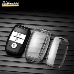 TPU Car Key Case Cover for Kia Rio Sorento Cerato Forte K2 K4 Stonic Carnival Niro Picanto Elantra Verna Sportage Accessories