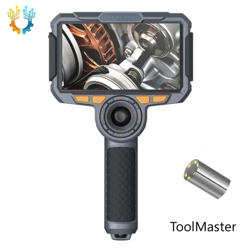 

[2026]Factory Price TF600 6 Inch Screen 360 Degree Steering Industrial Endoscope 1.55m Length, Model:6.5mm Single Lens