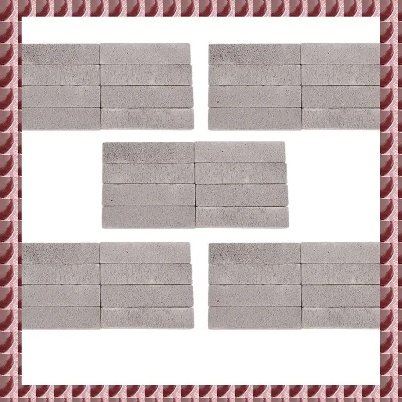 

A95G 40 шт., пемза для чистки пемза, чистящая подушечка, серая пемза, очиститель для удаления туалета, кольцо для ванны