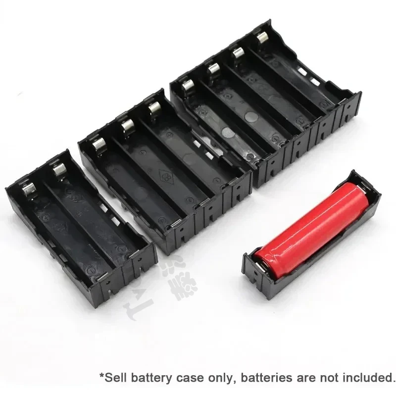18650 Parallel 1/2/3/4/18650 Battery Holder 18650 Storage Box Case 18650 Parallel Battery Box Shell
