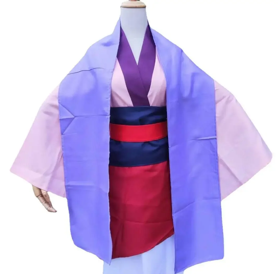 Women\'s Hanfu Cosplay Mulan Performance Costume Ancient Costume Film and Animation Mulan Cosplay