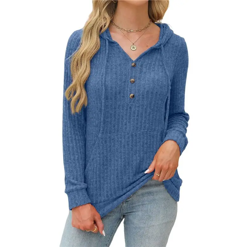 

Women Fashion Hoodies Long Sleeve V-Neck Casual Sweatshirts Fall Outfits Pullover Winter Clothes