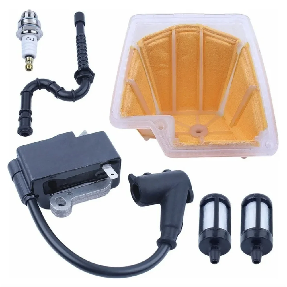 High Voltage Ignition Coil For MS270 MS280 For Chainsaw Part 1133 400 1350 Metal Replacement Engine Spark Module