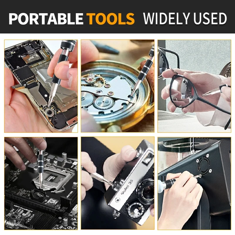 Precision Screwdriver Set 116 in 1 Professional Repair Hand Tool Kit with 98 Magnetic Drill Bits for PC Xbox PS4 Switch iPhone