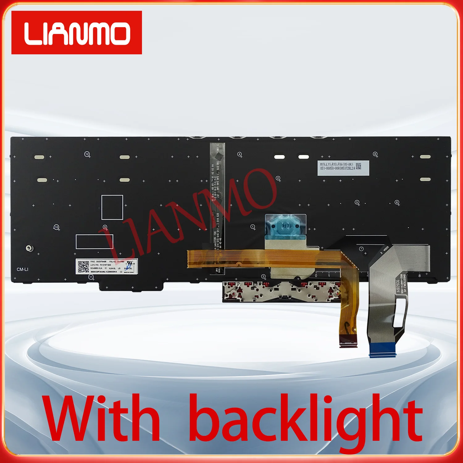 Swedish/Slovenia/Norwegian/Turkish/Switzerland for Lenovo E580 E585 E590 E595 T590 P53S L580 L590 P72 P53 P73 Backligh keyboard