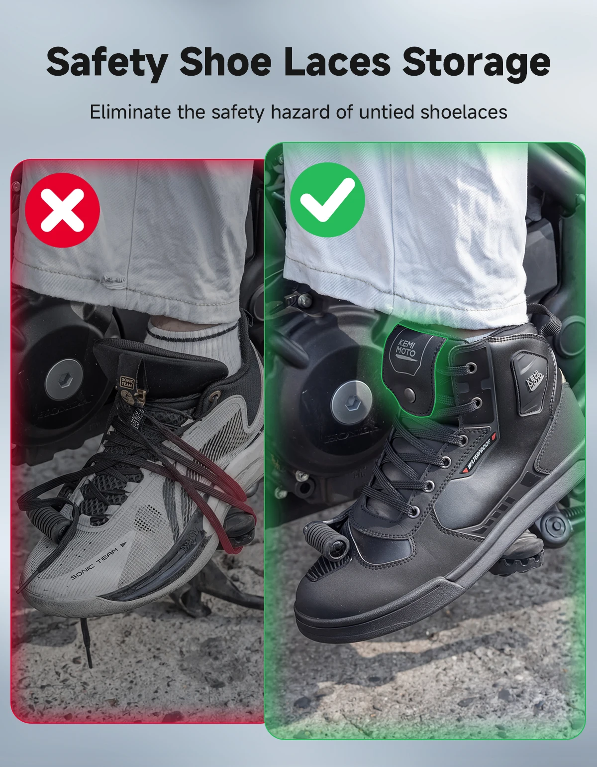 KEMIMOTO รองเท้าขี่มอเตอร์ไซค์ - Cycling Commute Shoes บทวิจารณ์และราคา