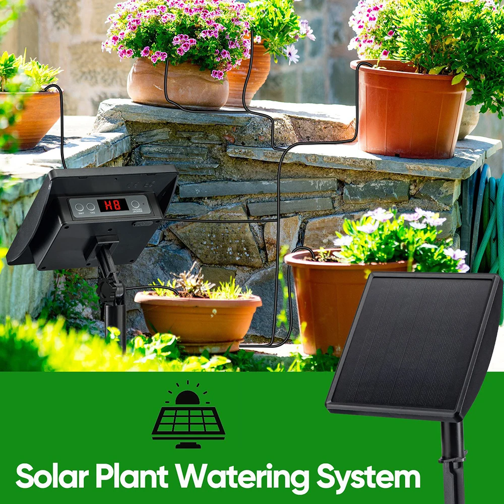 Solar Automatic Drip Irrigatio - đánh giá và giá Smart Garden System