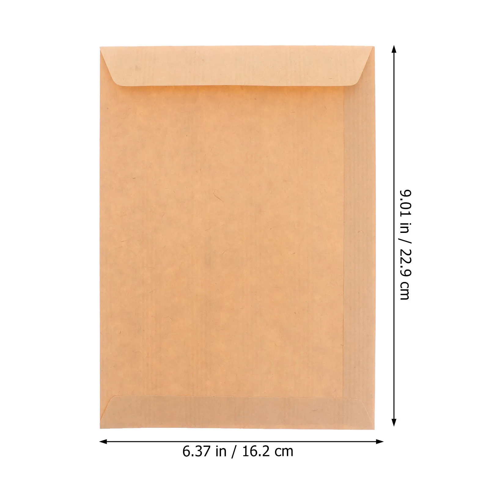 50Pcs Kraft Paper Envelope Light Brown 229x162mm Blank Classic Plain for Party Gifts Business Wedding Letter Storage