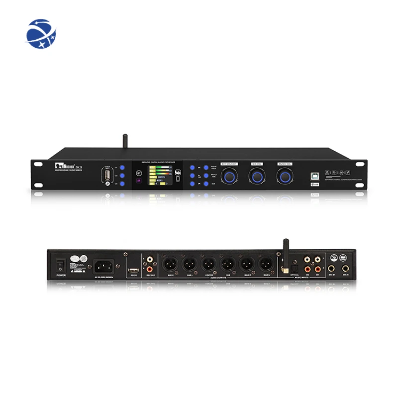 

YYHC Digital Preamp Effect Karaoke Blue Tooth Connection Sound Mixer Professional Audio Processor