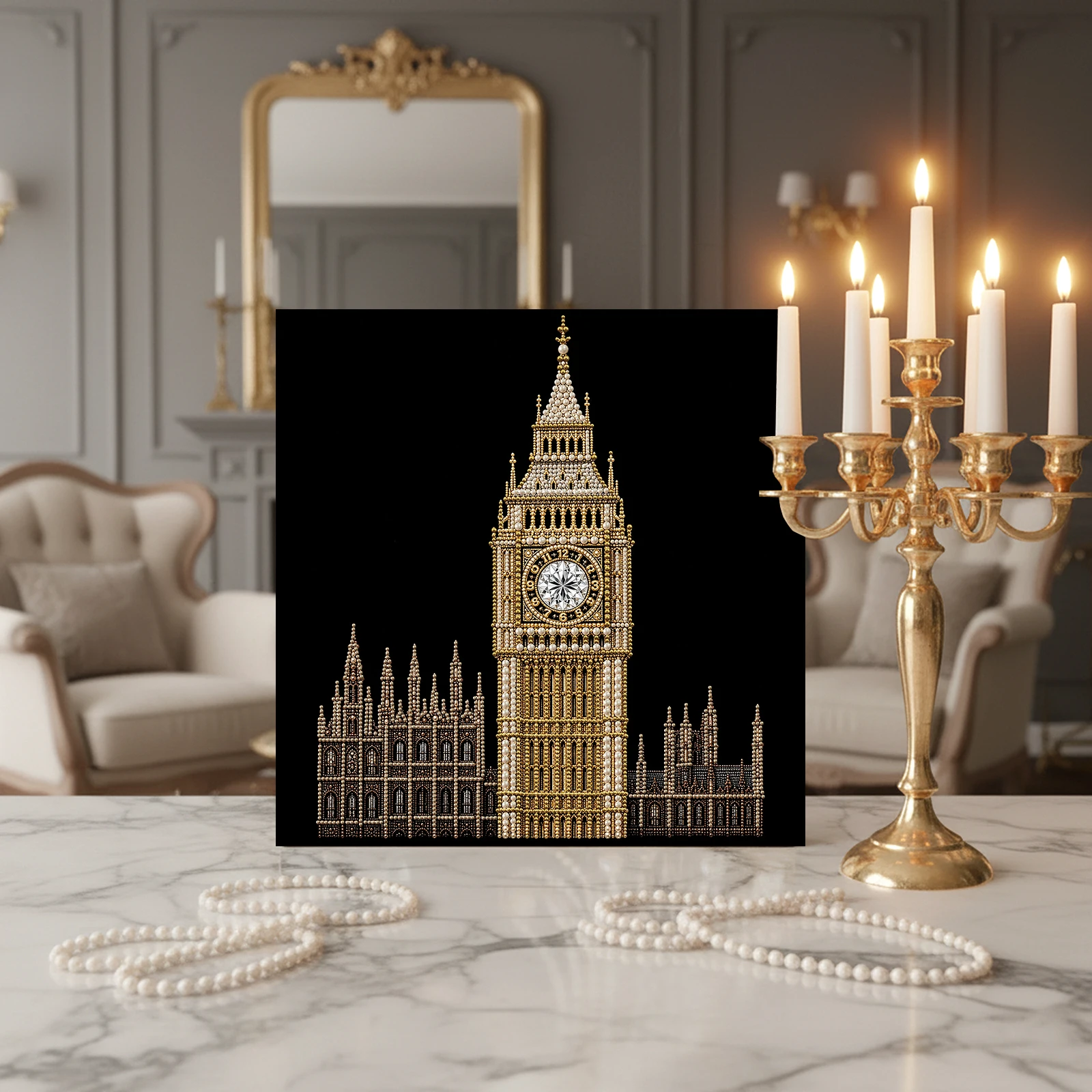 Lukisan Mutiara DIY untuk Deko - Resin Art Wall Decor ulasan dan harga