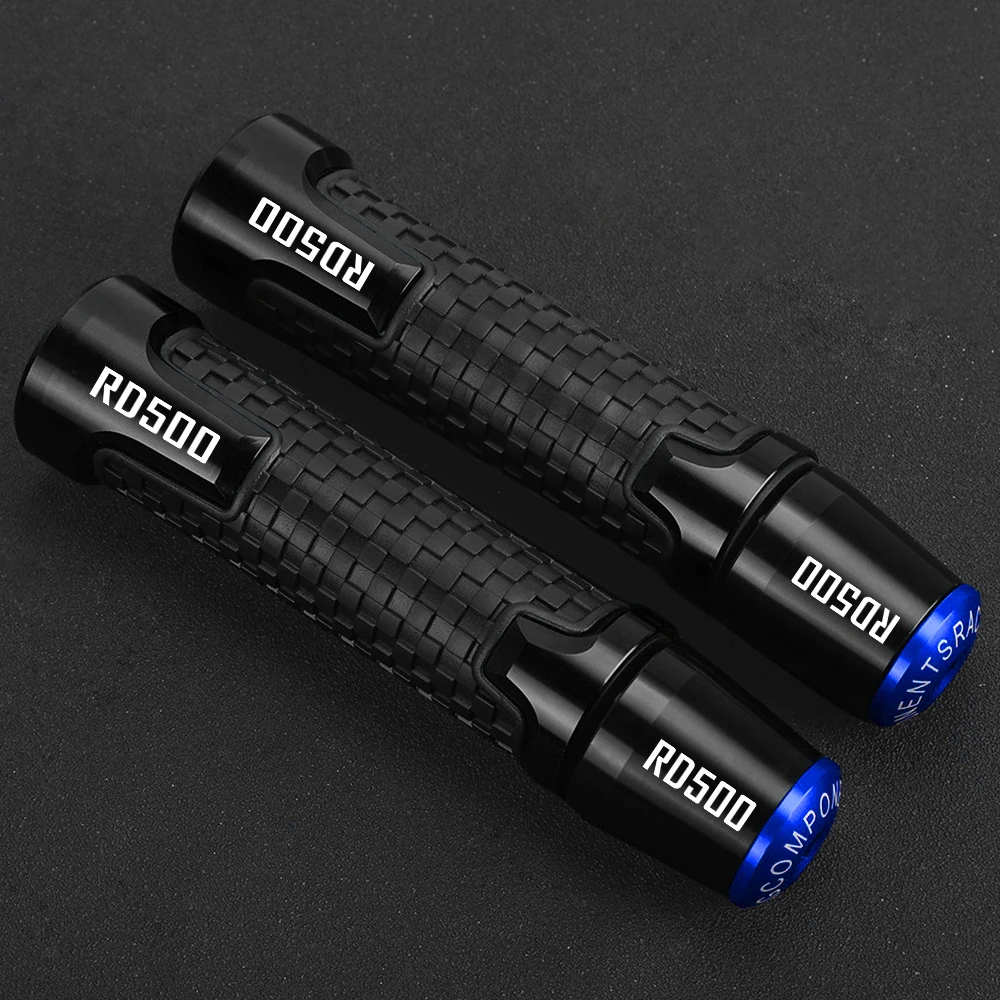 Motorcycle 7/8'' 22mm Handlebar Grips Ends Handle Bar Cap Grip End Plugs FOR YAMAHA RD500 RD 500 1984 1986 1985 RD-500 Accessory