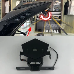New S1000RR License Plate Holder Motorcycle Tail Tidy For BMW S1000RR S1000R M1000RR 2019-2023 adjustable Short number plate hol
