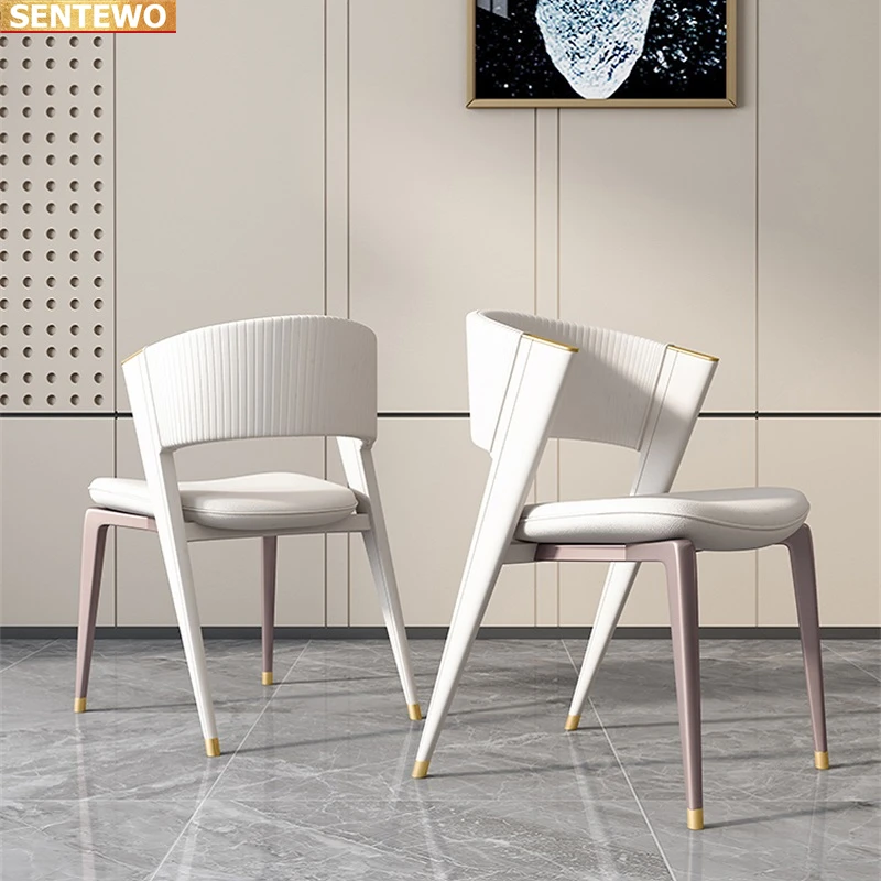 Dining Chair Sillas Cadeira Chaise Sedie Chaises Salle Manger 4 Room Set Home Furniture Sala Da Pranzo Sandalye Modern Luxury