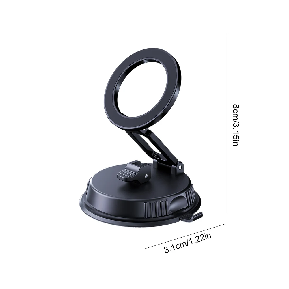 المغناطيسي فراغ سنادات بالسيارة حامل هاتف فراغ الامتزاز سيارة الهاتف جبل للطي حامل هاتف المحمول لمرآة المطبخ سيارة