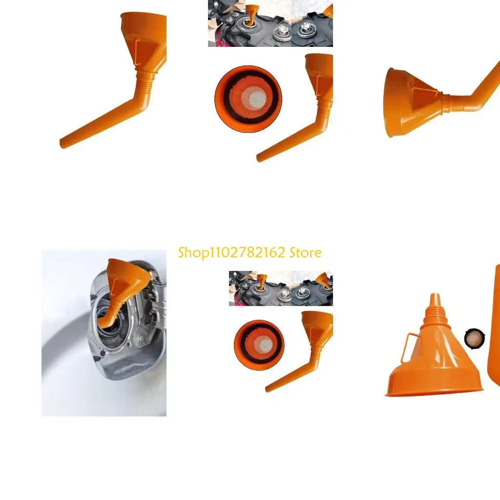 

547B Oil Funnel Universal Household Multifunction Flexible Wide Mouth Oil Funnel