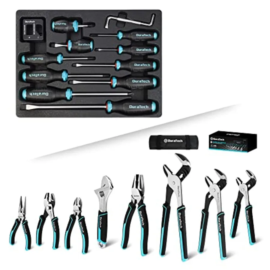 

8-Piece Pliers Set and 12-Piece Magnetic Screwdriver Set