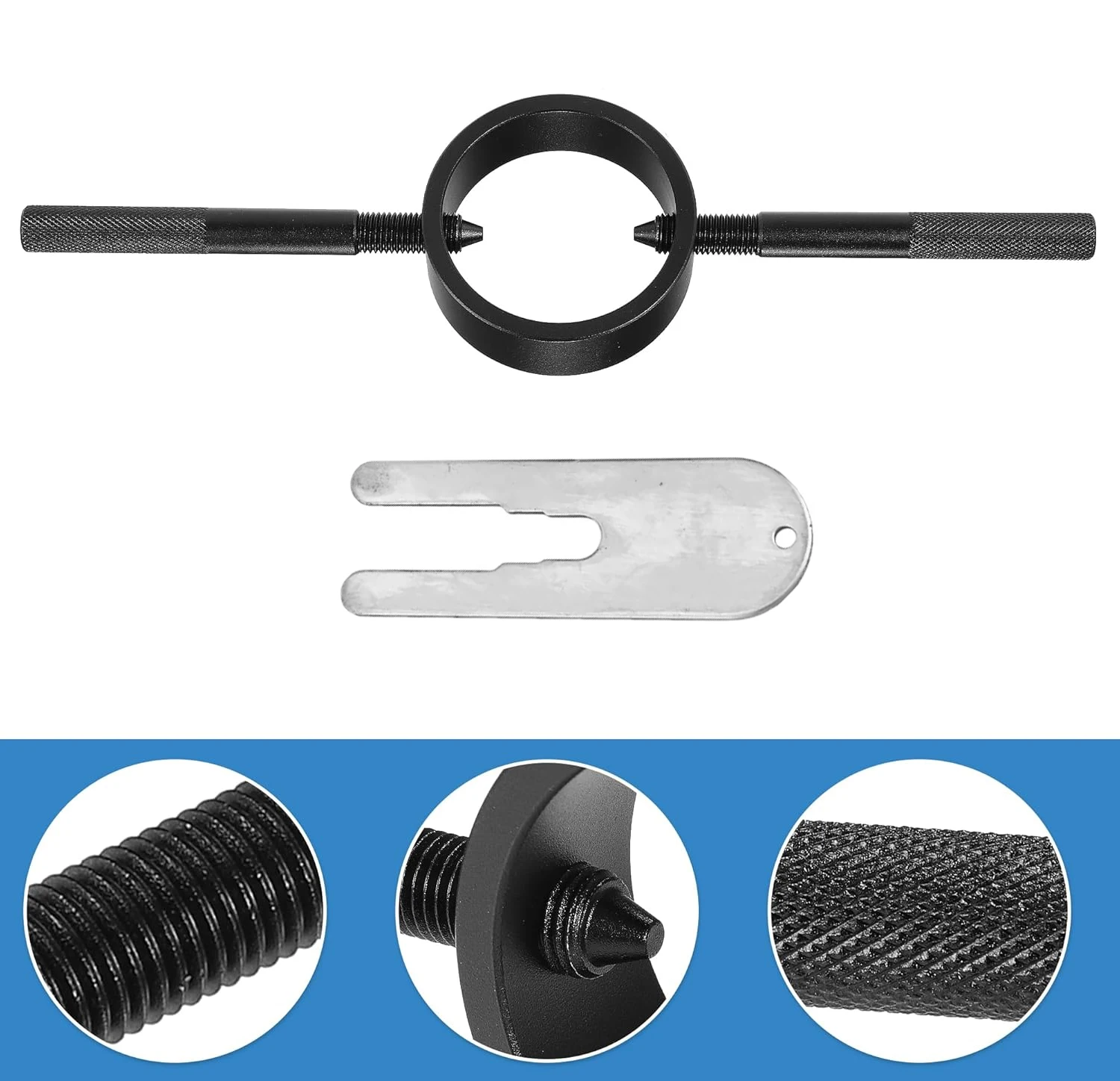 

Universal Motorcycle Fork Spring Compressor Tool Kit For Most Upside Down Street Bike Motorcycle Maintenance Repairing