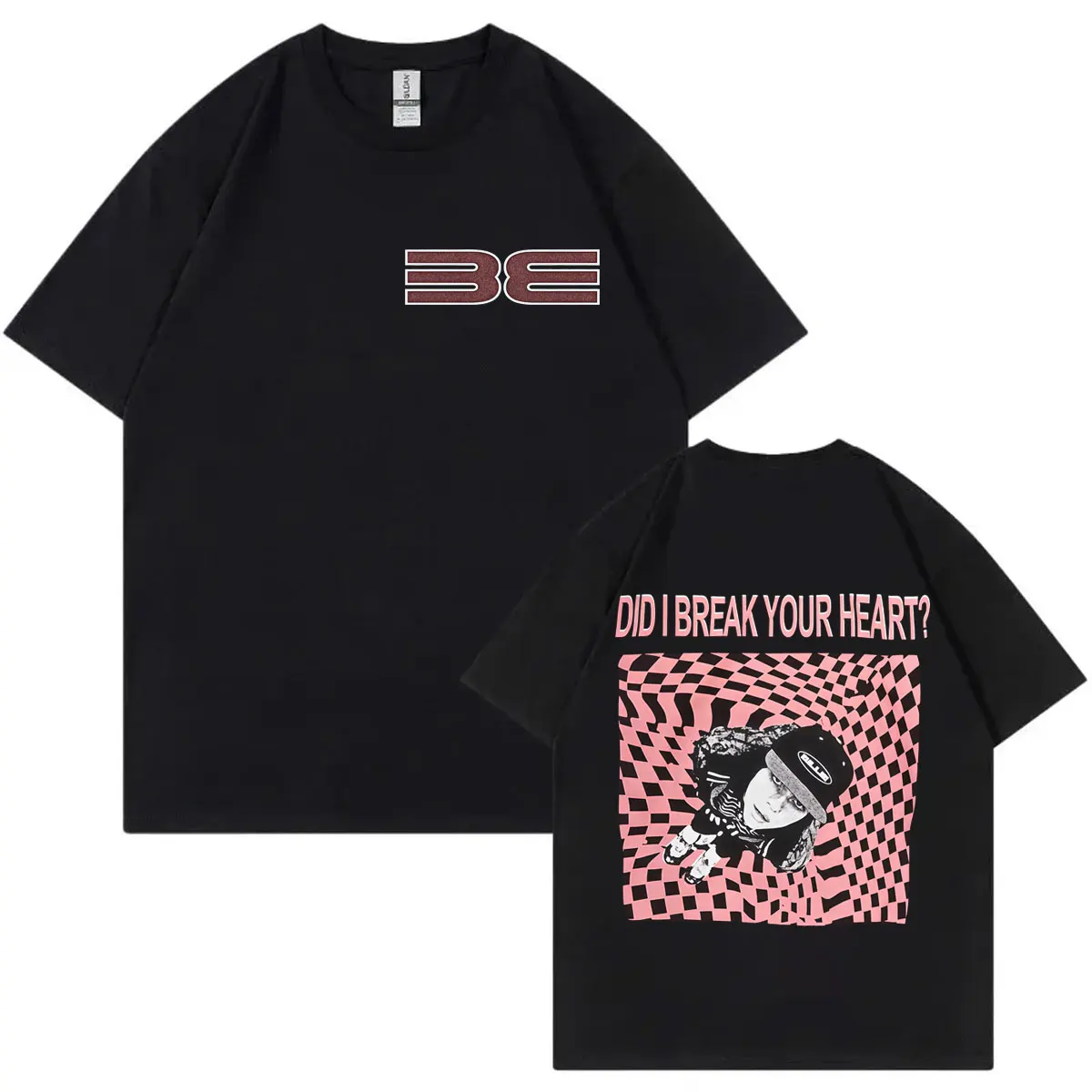 

Hit Me Hard and Soft DID I BERAK YOUR HEART Merch T-shirt Fashion Retro Short Sleeve T-shirts Men Women Casual Cotton T Shirts