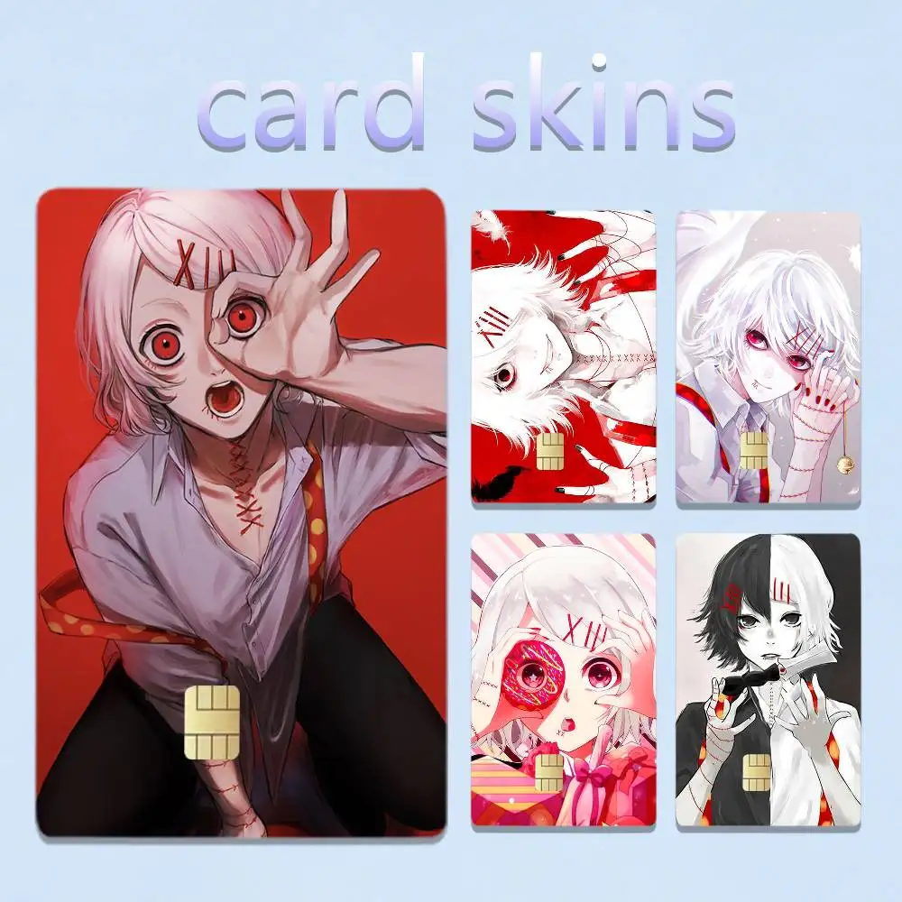 Anime J-Juuzou Suzuya 4pcs 1Set Card Stickers Small Waterproof Chip 4PCS Card Sticker Anti-Scratch