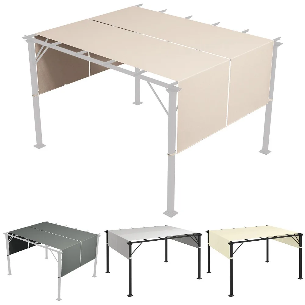 

2 шт. тентов для перголы, навес для перголы размером 10 x 11,8 футов