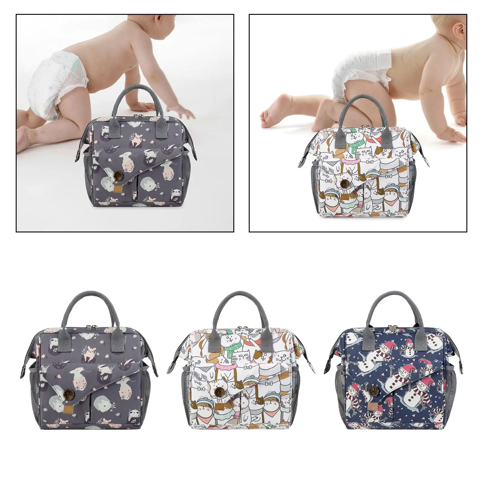 Diaper Bag Tote,Baby Shower,Newborn Bag,Large Stylish Travel Diaper Bag for Mom,Travel Diaper Backpack for Mom