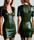 rubber latex dress bodycon clubwear