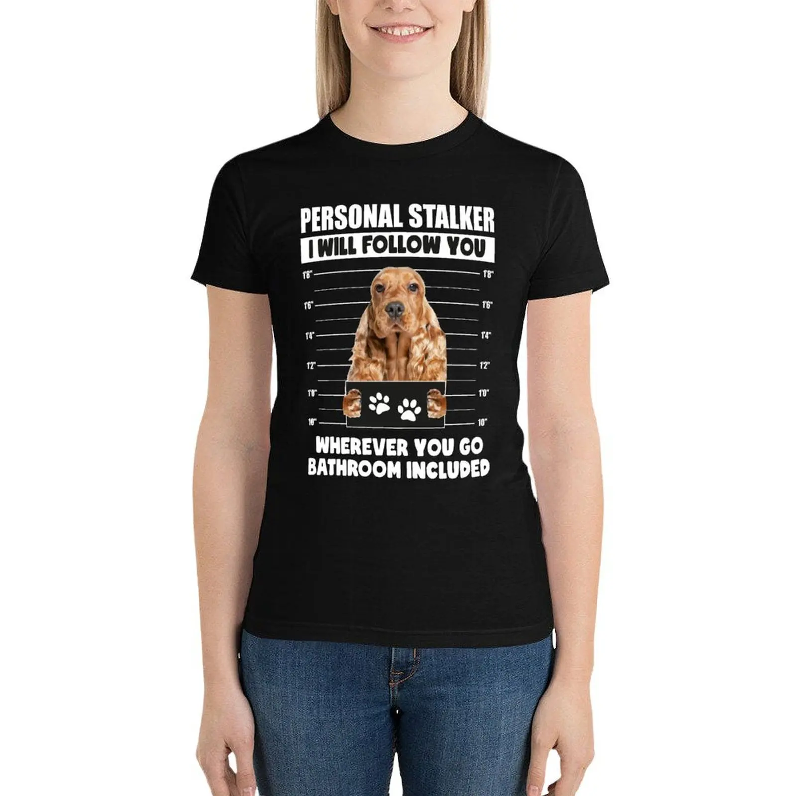 

Funny English Cocker Spaniel Puppy Sayings, Personal Stalker Dog, English Cocker Spaniel, English Cocker Spaniel Owner G T-Shirt